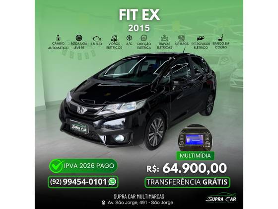 HONDA FIT 1.5 EX 16V FLEX 4P AUTOMÁTICO HONDA FIT 1.5 EX 16V FLEX 4P AUTOMÁTICO